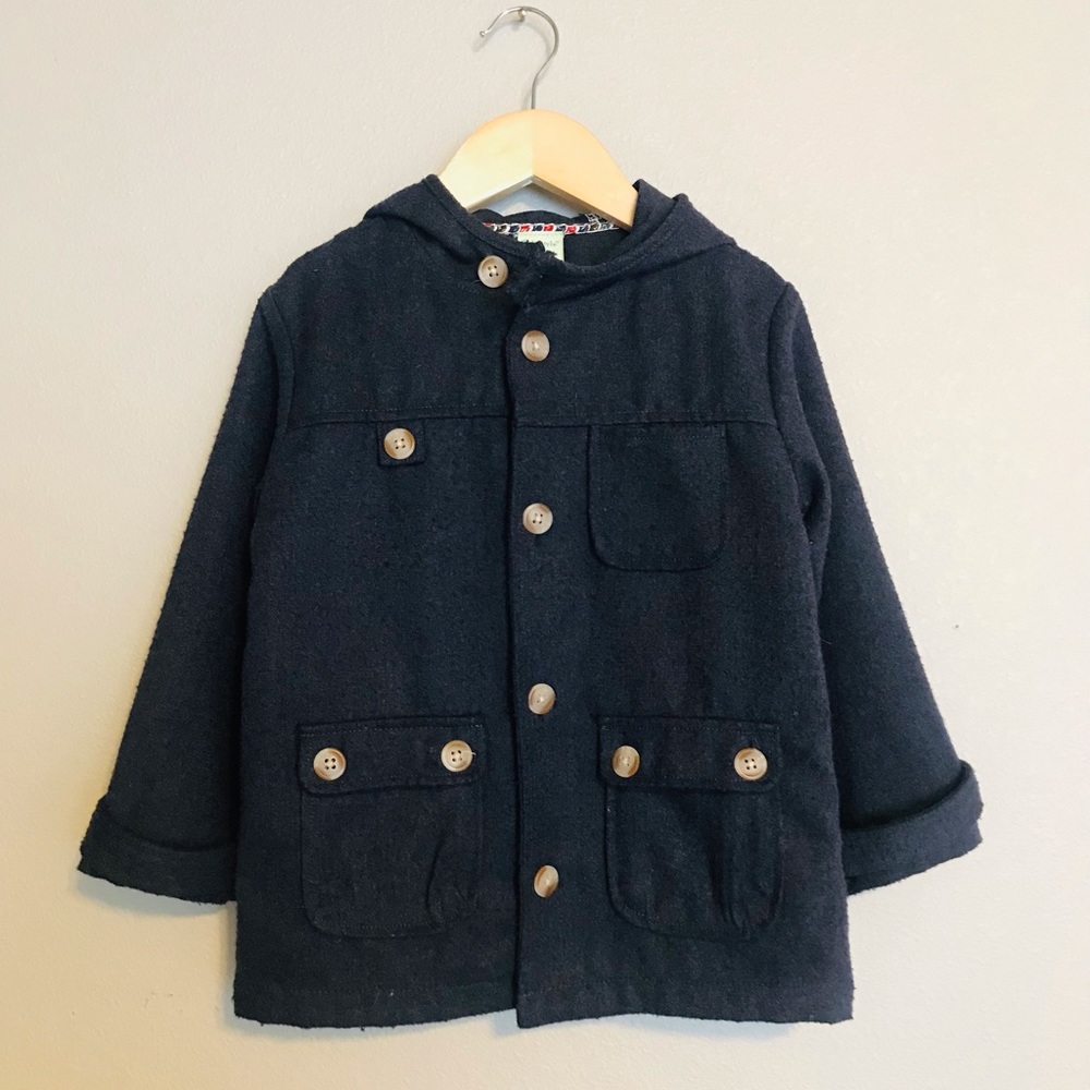 Adorable Navy Lightweight Coat